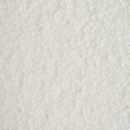 White Teddy Velvet Accent Chair, Single Seat
