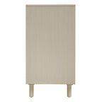 Modern 2-Door Storage Cabinet with 3 Drawers and Adjustable Shelves for Bedroom, Living Room, Study