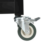 Green / Black / Grey / White Kitchen Island Cart, 4-Door, Single
