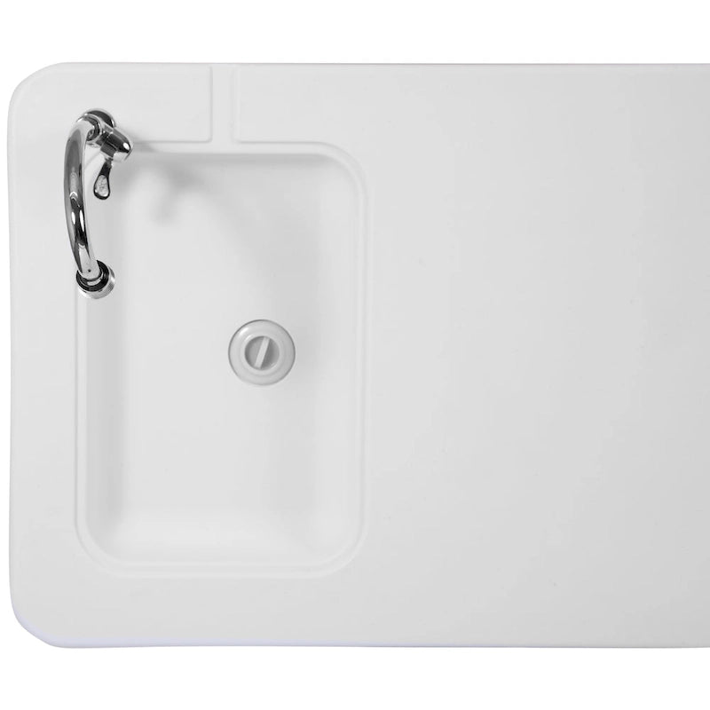 4-Foot Portable Fish Cleaning Table / Outdoor Camping Table and Sink
