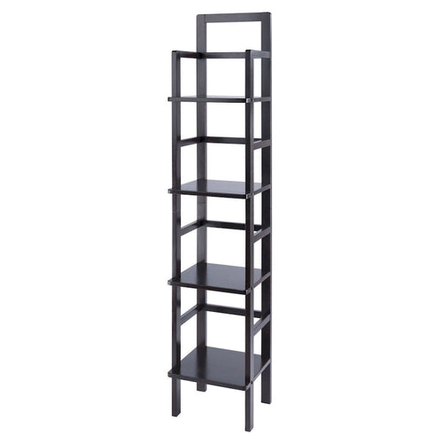 Aiden Baker's Rack, Narrow, Coffee - 14.72 x 13.86 x 70.71 inches