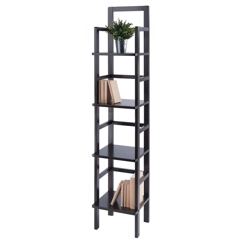 Aiden Baker's Rack, Narrow, Coffee - 14.72 x 13.86 x 70.71 inches