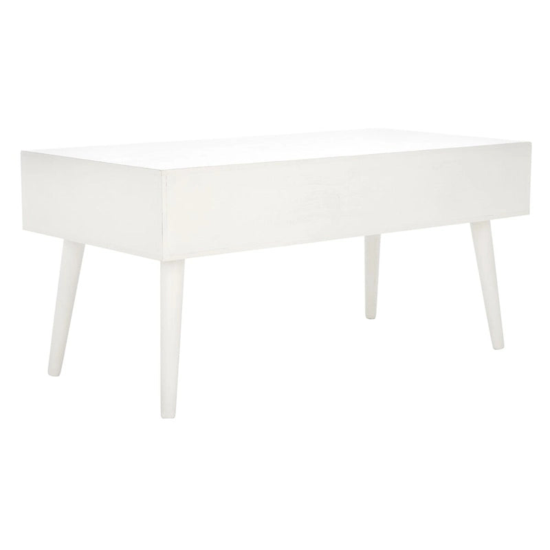 SAFAVIEH Sister Mid-Century 2-Drawer Coffee Table - 37.8 W x 19 L x 17.8 H - 38Wx19Dx18H