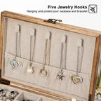 Jewelry Box for Women - 7D x 10W x 4.8H