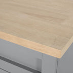 White / Black / Grey Modern Rolling Kitchen Cart with Storage