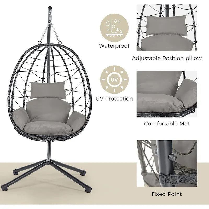 Waterproof Wicker Swing Chair