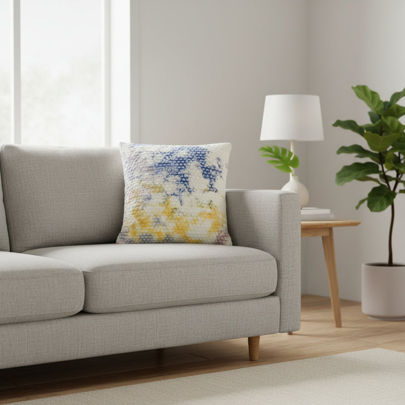 Mina Victory Hand Stitched Tiedye Throw Pillow