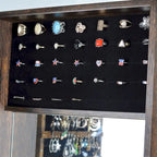 Full Length Mirror 360 Swivel Jewelry Cabinet