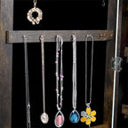 Full Length Mirror 360 Swivel Jewelry Cabinet